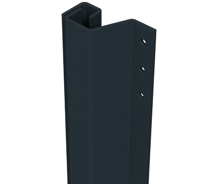 SecuStrip Anti-Inbraakstrip Plus Buitendraaiend 2300 mm Achterdeur Terugligging 0-6 mm zwartgrijs