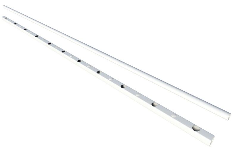 SecuBar Lichtkoepelbeveiliging Fix & Go - 11 spijls 2000x2000 mm - Afbeelding 2