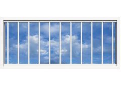 SecuBar Lichtkoepelbeveiliging Fix & Go - 11 spijls 2000x1000 mm