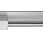 Deurklink BOBBY EK100G Massief geveerd op horizontaal schild mat rvs