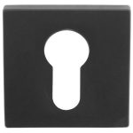 Cilinderplaatje BOBBY LSQBY50 PVD mat zwart