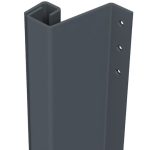 SecuStrip Anti-Inbraakstrip Plus Buitendraaiend 2300 mm Achterdeur Terugligging 21-27 mm Basaltgrijs