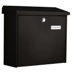 Wandbrievenbus Comfort zwart