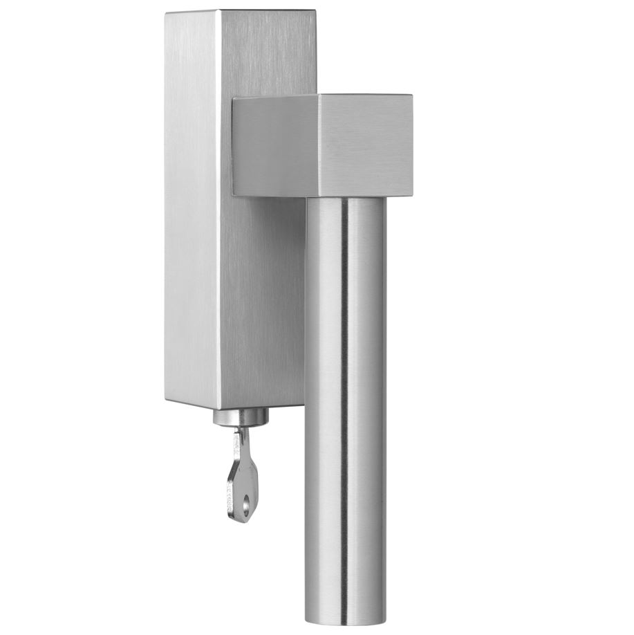 Draaikiepgarnituur afsluitbaar BOBBY EK102-DKLOCK mat rvs