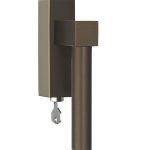 Draaikiepgarnituur afsluitbaar BOBBY EK102-DKLOCK brons