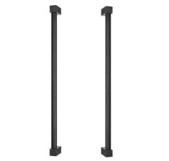 Set deurgrepen BOBBY EK500 PA 500 mm PVD mat zwart