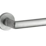 Deurklink op geveerd rozet Padania/Vivo mat nikkel ongelakt