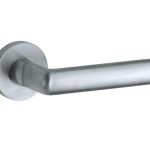 Deurklink op geveerd rozet Padania/Vivo mat chroom