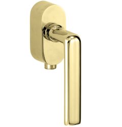 SKG2 Draaikiepgarnituur afsluitbaar Padania/Elegant messing gelakt