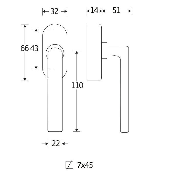 Draaikiepgarnituur Padania/Elegant mat zwart - Afbeelding 2