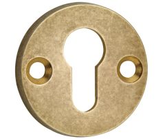 SKG3 cilinderrozet binnen Elegant messing antiek