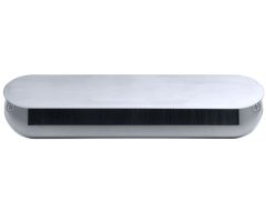 Tochtklep ovaal Mi Satori mat chroom