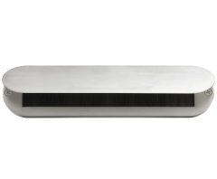 Tochtklep ovaal Mi Satori mat nikkel ongelakt