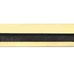 Tochtklep ovaal Mi Satori messing gelakt