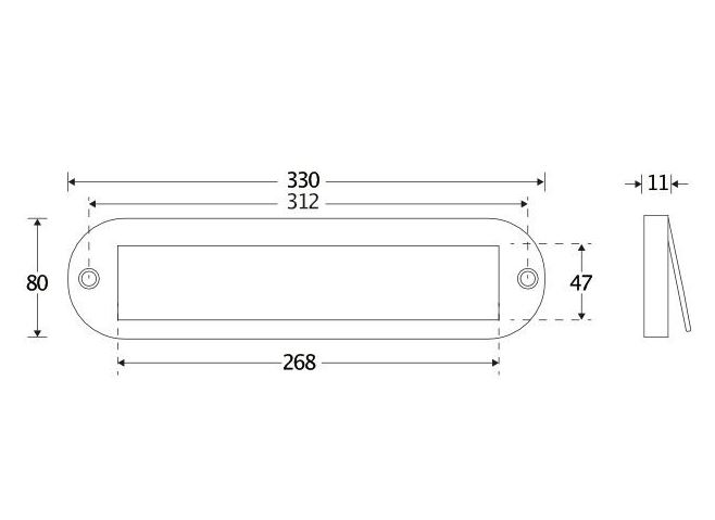 Tochtklep ovaal Mi Satori messing ongelakt - Afbeelding 2