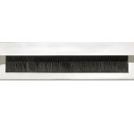 Tochtklep rechthoekig Mi Satori glans nikkel