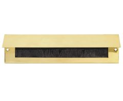 Tochtklep rechthoekig Mi Satori messing gelakt