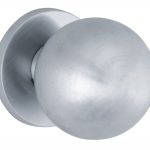 Voordeurknop Kogel 60mm mat chroom