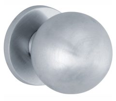 Voordeurknop Kogel 60mm mat chroom