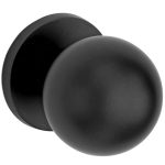 Voordeurknop Kogel 60mm mat zwart