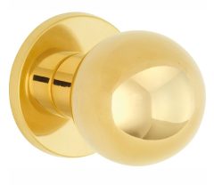 Voordeurknop Kogel 60mm messing PVD