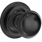 Voordeurknop Paddenstoel 70mm mat zwart