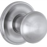 Voordeurknop Paddenstoel 90mm mat chroom