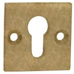 SKG3 cilinderrozet binnen Bauhaus messing antiek