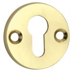 SKG3 cilinderrozet binnen Elegant messing gelakt