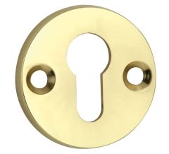 SKG3 cilinderrozet binnen Elegant messing gelakt