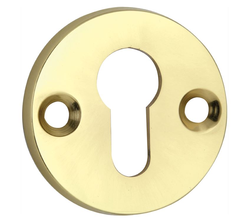 SKG3 cilinderrozet binnen Elegant messing gelakt