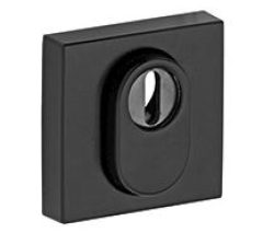 SKG3 cilinderrozet buiten + kerntrekbeveiliging Bauhaus mat zwart