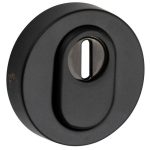 SKG3 cilinderrozet buiten + kerntrekbeveiliging Elegant mat zwart