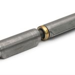 Aanlaspaumelle verstelbaar 150x2mm blank staal