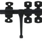 AMIG Deurgrendel mat zwart 120 x Ø12 mm