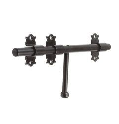 AMIG Deurgrendel mat zwart 300 x Ø15 mm