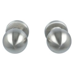 AMIG draaibare deurknop set rvs