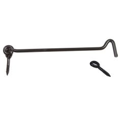 Windhaak staal zwart 200 mm