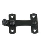 Overslag sluiting rechts 75 x 46 mm zwart