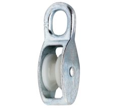 Katrol nylon wiel 8x30 mm verzinkt