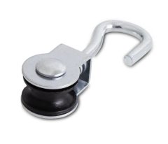 Katrol draaibare haak 15 mm verzinkt