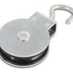 Katrol draaibare haak 25 mm rvs AISI 304