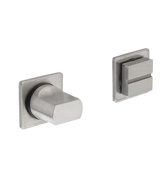 Intersteel wc-sluiting 8 mm minimalistisch zelfklevend vierkant 30x30x2,5mm rvs