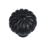 Knop 38 mm ijzer zwart