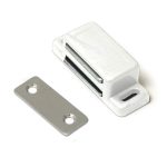 Magneetsnapper 4 kg metalen tegenplaat wit