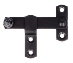 Overslag sluiting 80 x 46 mm zwart