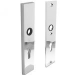 SKG3 Veiligheid-schild rechthoek massief PC72 chroom