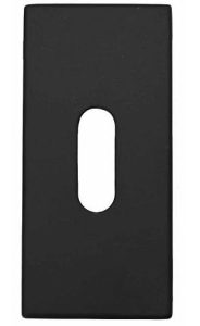 Sleutelplaatje SQUARE LSQBN32 rechthoekig mat zwart