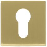 Cilinderplaatje BASIC BSQY53 PVD mat goud