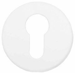 Cilinderplaatje BASIC LBY50 6 mm mat Wit